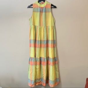 Urban Outfitters Ruffle Sleeveless Maxi Dress
